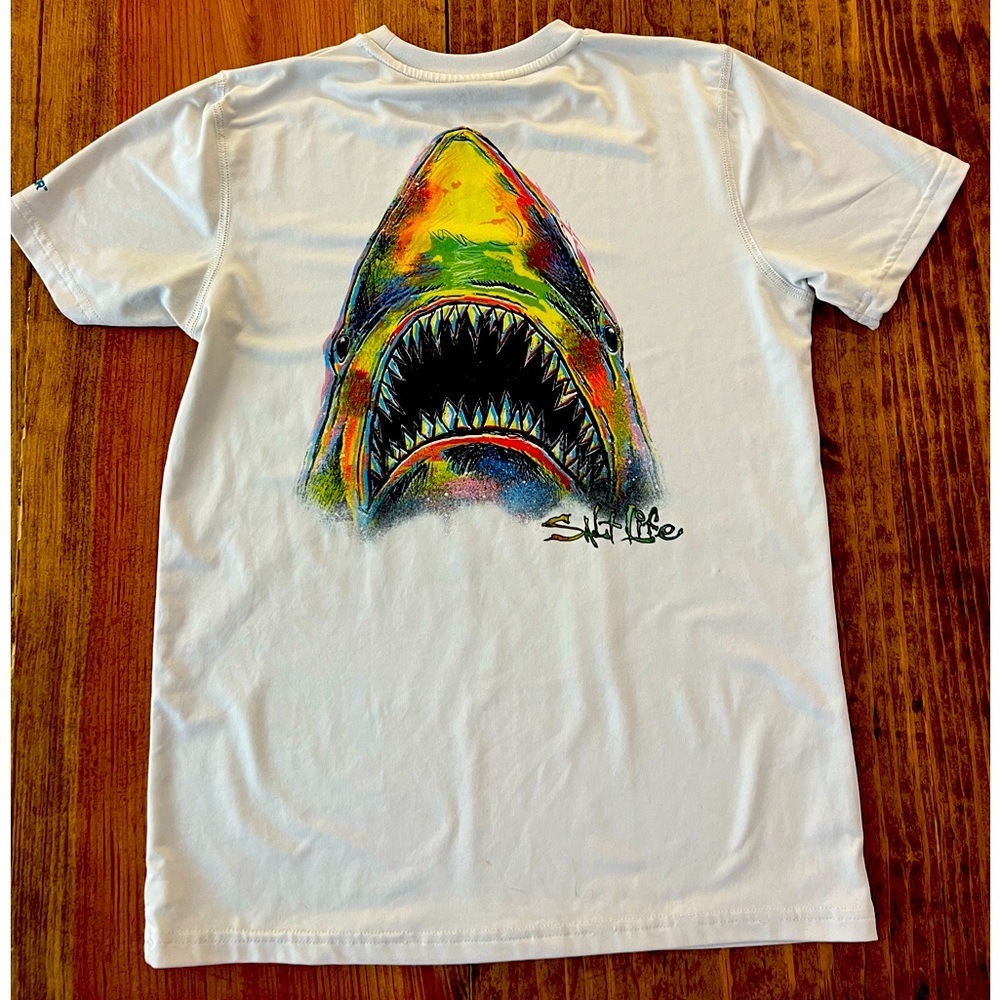 Salt Life Live Salty Youth Medium Boy’s Short Sleeve Shirt